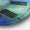 Designart 'Color Dances Oversized Modern Wall Clock